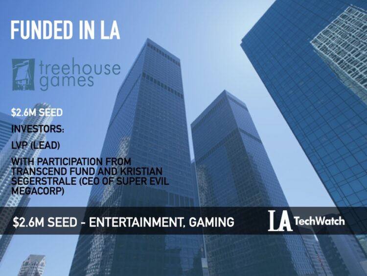 Treehouse Games $2.6M for its Gaming Studio Focused on Collective Experiences